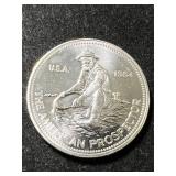 1984 ENGELHARD PROSPECTOR 1 TROY OZ .999 FINE SILVER