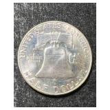 1954 US FRANKLIN HALF DOLLAR BU