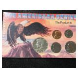 THE AMERICANA SERIES 5 COIN SET