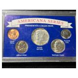 THE AMERICANA SERIES 5 COIN SET