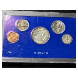 THE AMERICANA SERIES 5 COIN SET