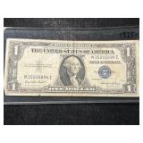 1935-E US BLUE SEAL $1 SILVER CERTIFICATE