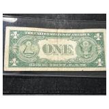 1935-E US BLUE SEAL $1 SILVER CERTIFICATE