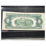 1953-B US RED SEAL $2 BILL