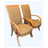 DR - Beautiful Blond Wood Dining Table Set with 8 Chairs