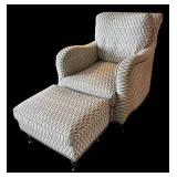 LR - Beautiful Sam Moore Chair with Ottoman