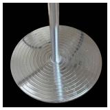 SR - Amazing Adjustable Chrome Floor Lamp with Drum Shade