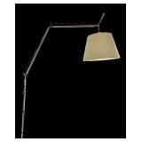 SR - Amazing Adjustable Chrome Floor Lamp with Drum Shade
