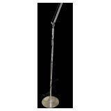 SR - Amazing Adjustable Chrome Floor Lamp with Drum Shade