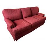 LR - Stylish King Hickory Upholstered Sofa