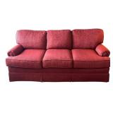 LR - Stylish King Hickory Upholstered Sofa