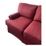 LR - Stylish King Hickory Upholstered Sofa