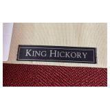 LR - Stylish King Hickory Upholstered Sofa