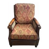 O - Hooker Furniture Recliner Chair - Damask Pattern Upholstery
