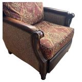 O - Hooker Furniture Recliner Chair - Damask Pattern Upholstery