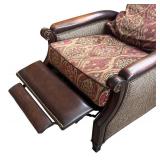 O - Hooker Furniture Recliner Chair - Damask Pattern Upholstery