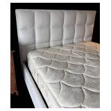 MB - Queen Upholstered Bed with Tufted Headboard