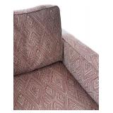 SR - Pair of Room & Board Lounge Chairs with Geometric Pattern