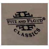 DR - Fitz & Floyd Classics Gregorian Vase with Faux Florals
