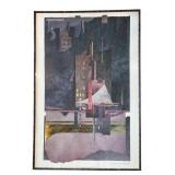 O - Robert Offord "New City Rising" Lithograph Print