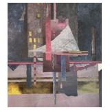 O - Robert Offord "New City Rising" Lithograph Print