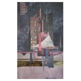 O - Robert Offord "New City Rising" Lithograph Print