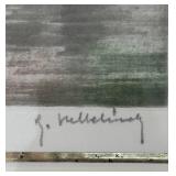 O - Vintage Brugge Rozenhoedkaai Limited Edition Etching