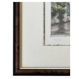 O - Vintage Brugge Rozenhoedkaai Limited Edition Etching