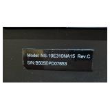 MB - Insignia 18.5-Inch TV Model: NS19E31ONA15
