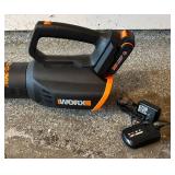 G - WORX 20V Blower - 360 CFM / 75 mph - Includes Battery & Charger Model: WG547