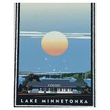LL - Threshold Lake Minnetonka Framed Wall Art - Wayzata Scene