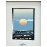 LL - Threshold Lake Minnetonka Framed Wall Art - Wayzata Scene