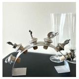 LL - Centellino Glass Decanter Arch Stand - Edina Country Club Champagne Flutes (Set of 4)