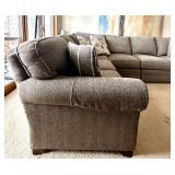 LL - King Hickory Grey Sectional Sofa