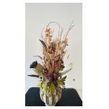 LL - Autumn Dried Floral Arrangement in Pumpkin Vase