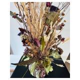 LL - Autumn Dried Floral Arrangement in Pumpkin Vase