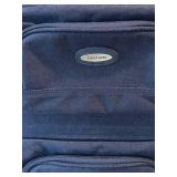 LL - Jaguar Navy Rolling Suitcase & Assorted Bags (Lot of 7)