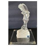 LL - Cristal Sèvres France Crystal Golfer Statue