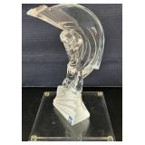LL - Cristal Sèvres France Crystal Golfer Statue