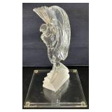 LL - Cristal Sèvres France Crystal Golfer Statue