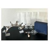 LL - Centellino Glass Decanter Arch Stand - Edina Country Club Champagne Flutes (Set of 4)