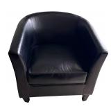 Black Leather Armchair