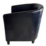 Black Leather Armchair