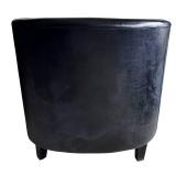 Black Leather Armchair