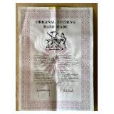 Francis Hebbalick - Antwerp Brabo Scene Original Etching Hand Made