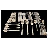 Oneida WM Rogers MFG Vintage Stainless Flatware Set (Lot of 68)