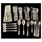 Oneida WM Rogers MFG Vintage Stainless Flatware Set (Lot of 68)