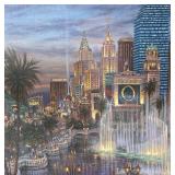 LL - Robert Finale "Evening in Vegas" Limited Edition Giclée Print