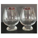 LL - Two Riedel Brandy Snifter Glasses
