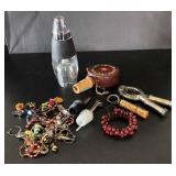 LL - Assorted Wine Accessories, Corkscrew, Stoppers, Charms and More